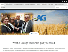 Tablet Screenshot of nationalgrangeyouth.org